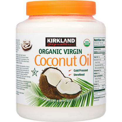 Kirkland Signature, Organic Virgin Coconut Oil, 84 fl oz
