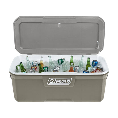 Coleman 316 Series 150QT Hard Chest Cooler, Silver Ash