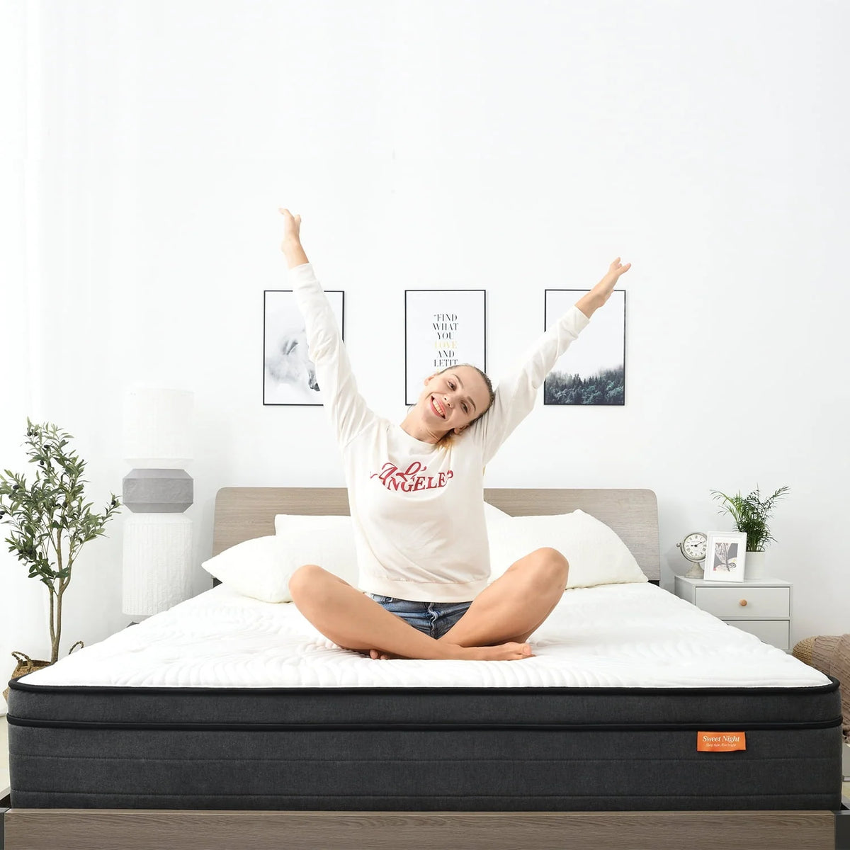 Twilight 10" Gel Memory Foam Mattress Hybrid Mattress, Queen Mattress