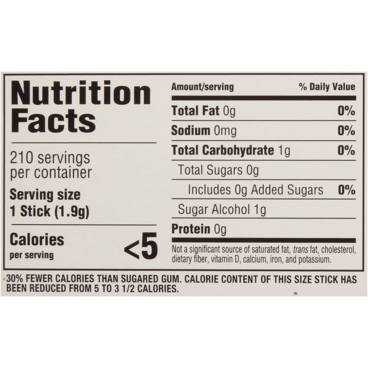 Trident Sugar Free Gum, Cinnamon, 14 Pieces, 15-count