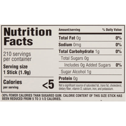 Trident Sugar Free Gum, Cinnamon, 14 Pieces, 15-count