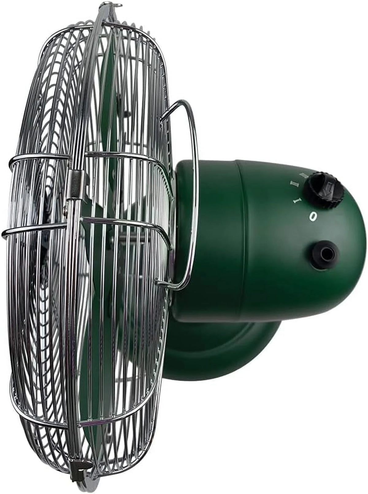 Good Housekeeping Retro All-Metal Table Fan (92618) with 3 Speed Settings, Wide Oscillation, and Carrying Handle
