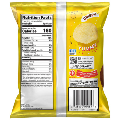 Lay's Potato Chips, Classic, 1 oz, 50-count