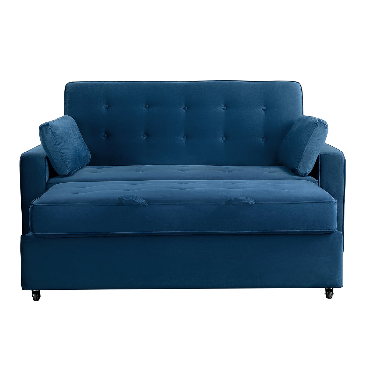 Serta Dream Convertibles Monroe Modern Polyester Convertible Queen Sofa Bed with Pillows Grey