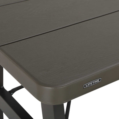 Lifetime 6-Foot W-Frame Folding Picnic Table, 60233