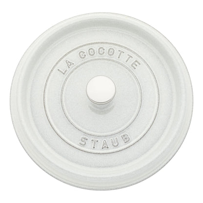 Staub Cast Iron 7-qt Round Cocotte - Grenadine