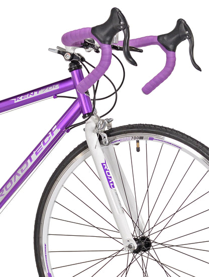 Kent Bicycles 700c Women's RoadTech Road Bicycle, Purple/White