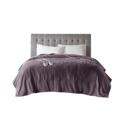 Serta Gray Polyester  Electric Blanket, Queen