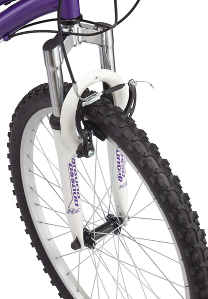 24" Granite Peak Girls Mountain Bike, Purple