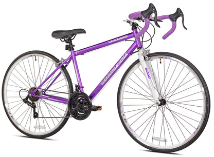 Kent Bicycles 700c Women's RoadTech Road Bicycle, Purple/White