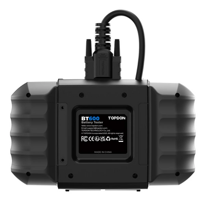 Topdon BT600 - 12V Battery & 12V/24V System Tester w/Built-in Printer