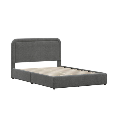Better Homes & Gardens Juliet King Boucle Platform Bed, Ivory