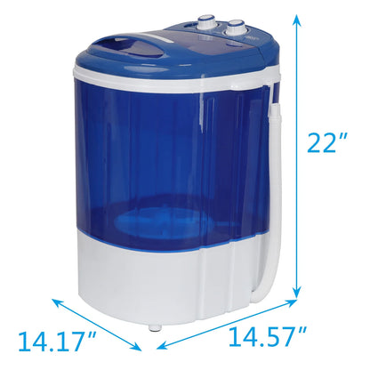 GHooa Mini Laundry Washer 9 lbs Compact Washing Machine Idea Dorm Rooms Portable
