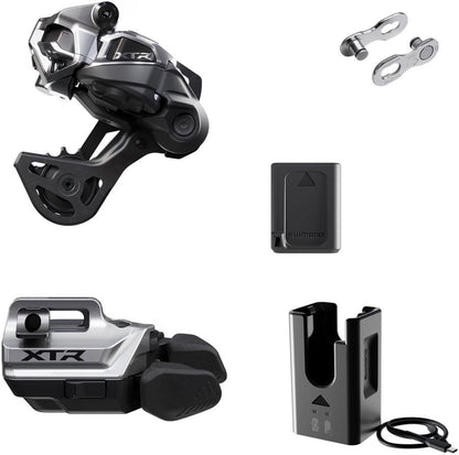 Shimano XTR M9250 Di2 Wireless Upgrade Kit - Includes M9250-GS Rear Derailleur, M9250-IR I-SPEC EV Shifter, Battery,