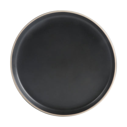 Gibson Home Zuma 18 Piece Dinnerware Set - Black