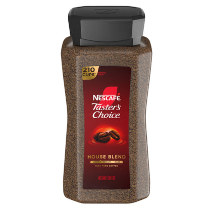 NESCAFE Taster's Choice Instant Coffee, House Blend, Light-Medium Roast,14 oz