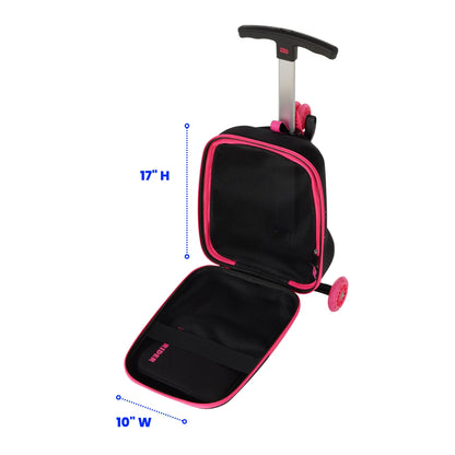 Roll Rider Scooter Carry-On, Bolt Blue- For Kids Ages 3-12