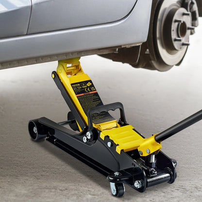 2.5 Ton Low Profile Floor Jack - Heavy Duty Steel Hydraulic Pump for Cars & SUVs