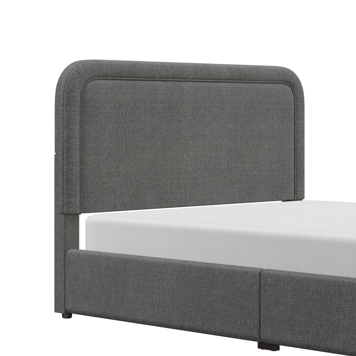 Better Homes & Gardens Juliet King Boucle Platform Bed, Ivory