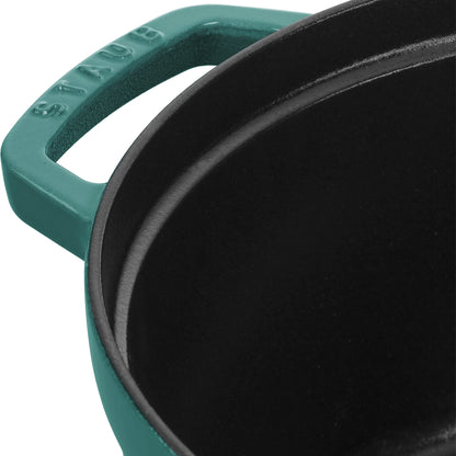 Staub Cast Iron 7-qt Round Cocotte - Grenadine