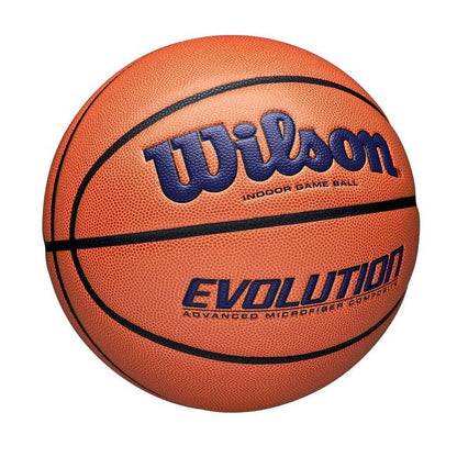 Wilson Evolution Baloncesto de Juego Interior - Negro, Talla 7 - 29,5"