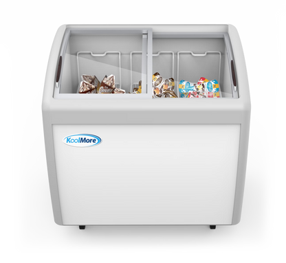 KoolMore 40 in. Display Ice Cream Freezer - 9 Cu. ft.