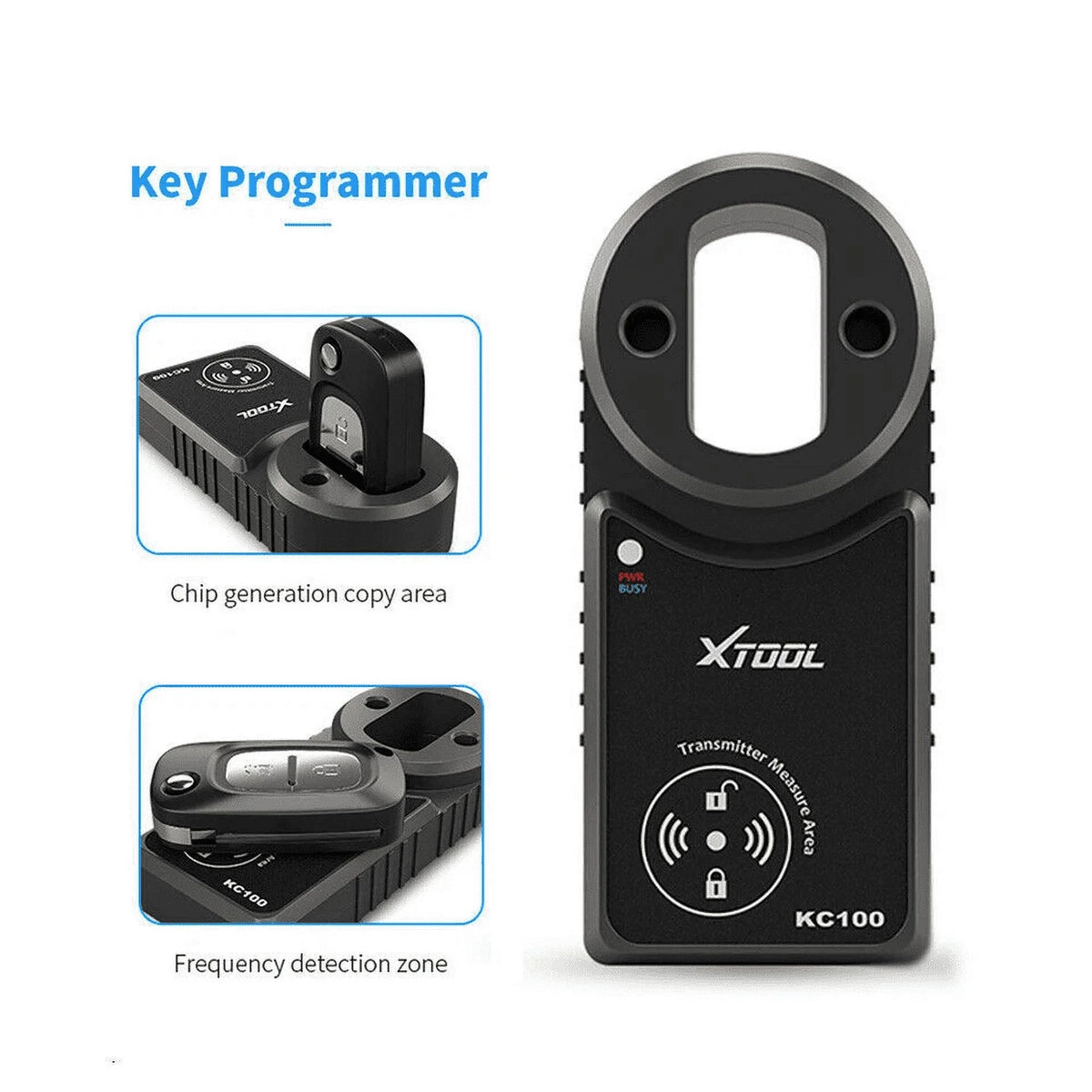 XTOOL KC100 Automotive Key Fob Programmer Tool Toyota Lexus Works with X100 PAD3 OBD2 Scanner