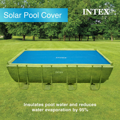INTEX 18ft x 9ft x 52in Ultra XTR Above Ground Pool and Solar Pool Cover