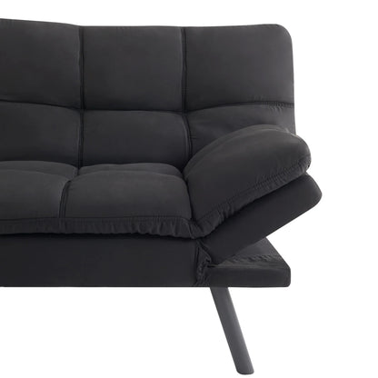 Mainstays Memory Foam Futon with 72",Black