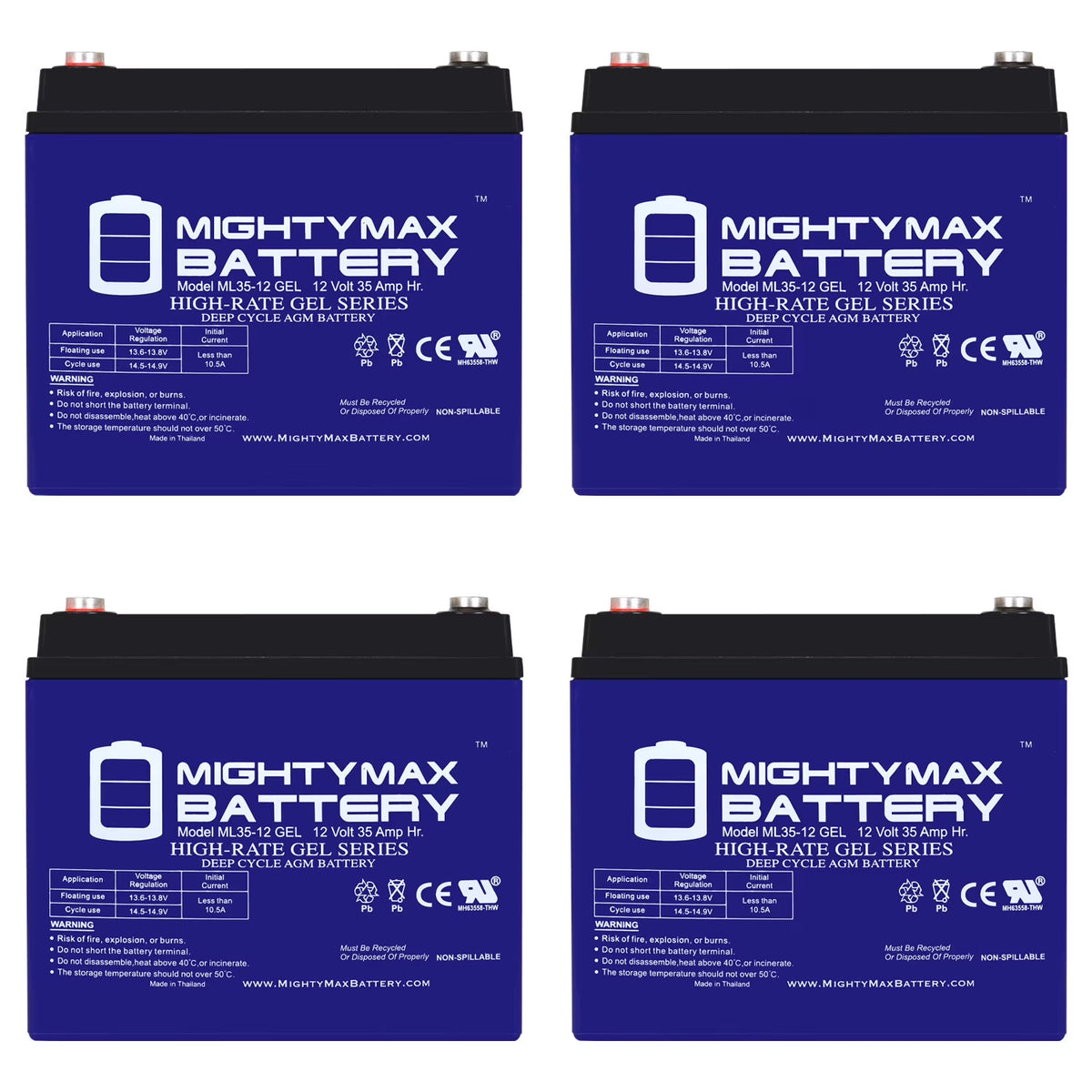 12V 35AH GEL Replacement Battery for Ihc Cub Garden 108