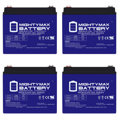 12V 35AH GEL Replacement Battery for Ihc Cub Garden 108