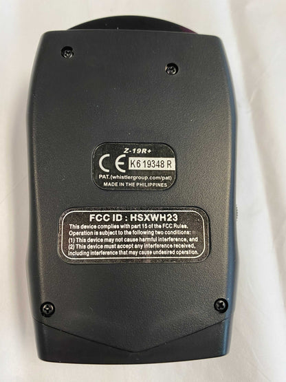 Whistler Z-19r+ Radar Detector