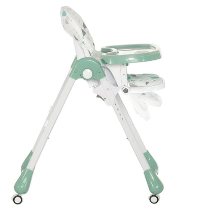 Dream On Me Jazz Highchair. Adjustable Height. Easy to clean in Green