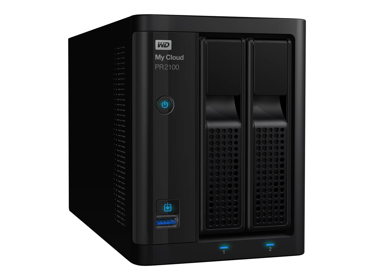 WD My Cloud PR2100 Pro Series NAS Server 28TB – Network Storage for Mac & PC
