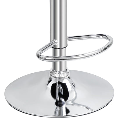 ZENY Height Adjustable Home Bar Stool Set 360-Degree Swivel, Set of 2