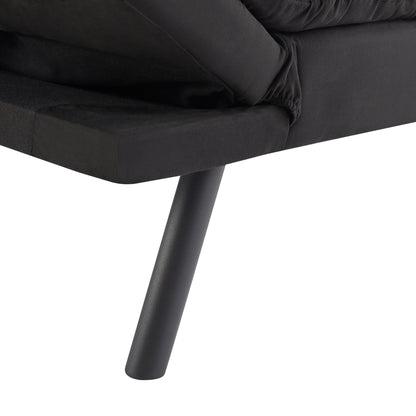 Mainstays Memory Foam Futon with 72",Black