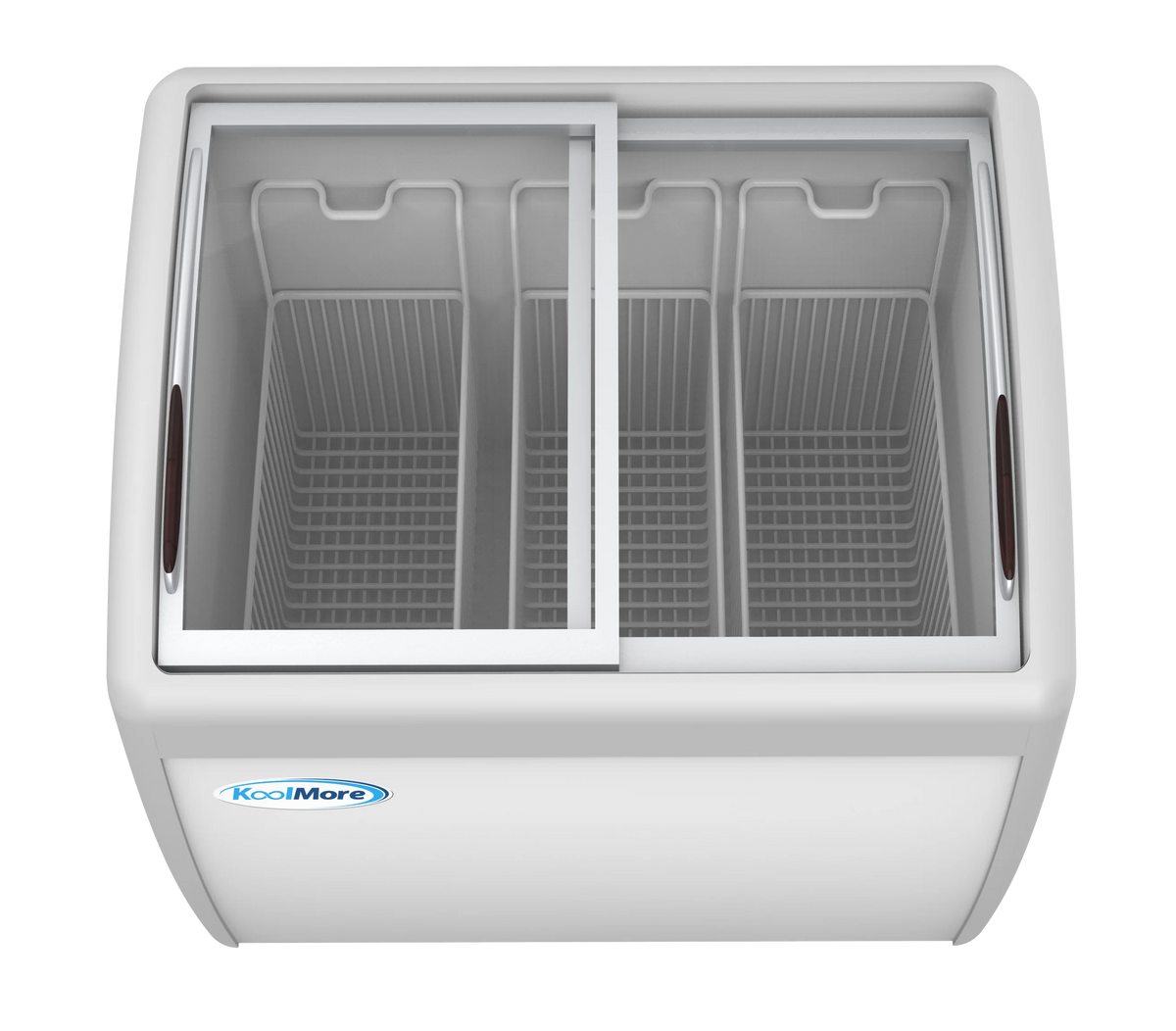 KoolMore 40 in. Display Ice Cream Freezer - 9 Cu. ft.