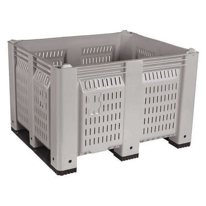 Decade Products Bulk Container, 48 in L, 40 in W, Gray M023000-104