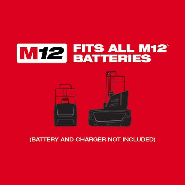 M12 12V Lithium-Ion Cordless 600 MCM Cable Cutter Kit with One 3.0Ah Battery, Charger and Hard Case