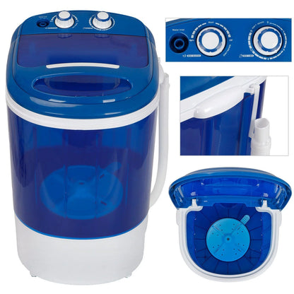 GHooa Mini Laundry Washer 9 lbs Compact Washing Machine Idea Dorm Rooms Portable