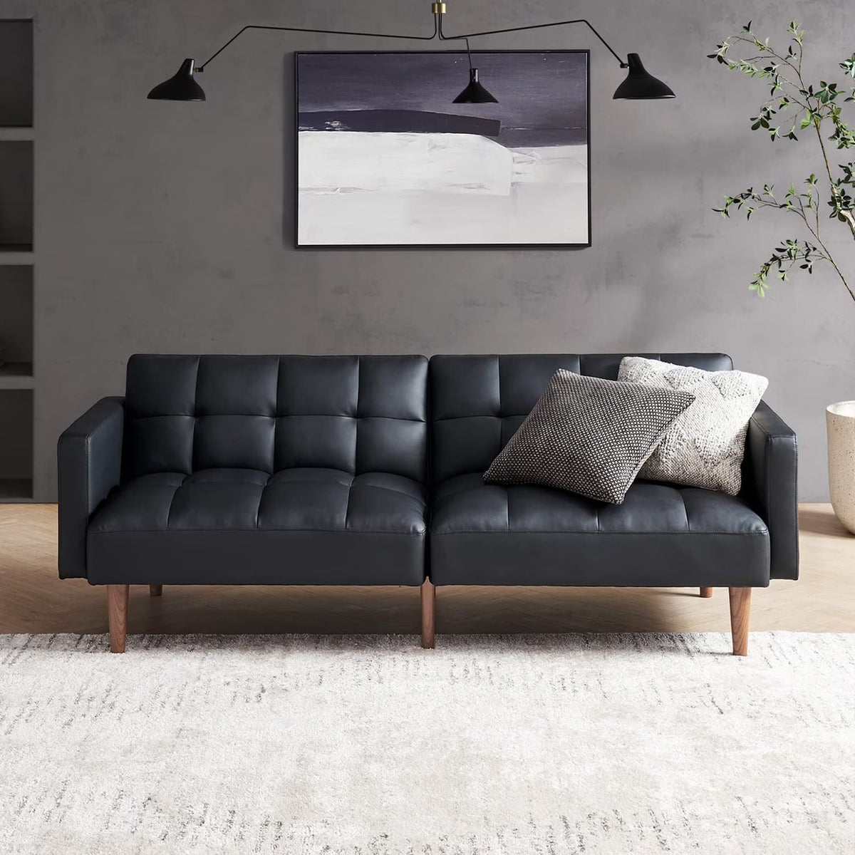 Mopio Aaron Futon Sofa Bed Old Rosa