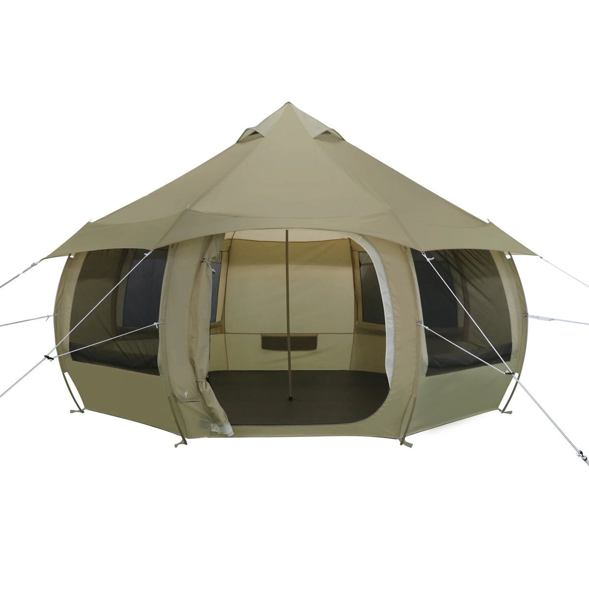 Ozark Trail Mushroom Glamping Bell Tent, with Ripstop Fabric, 6-Person