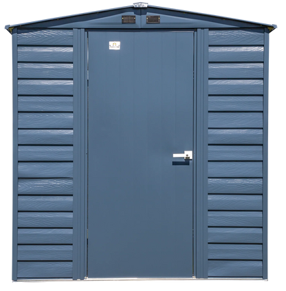 Arrow Select Steel Storage Shed Steel Storage Shed, 6x5, Charcoal