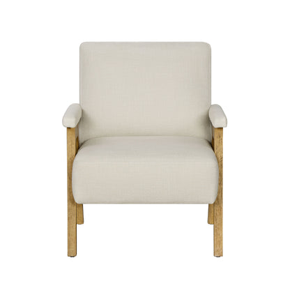 Better Homes & Gardens Ezra Accent Chair, Living Room, Cream