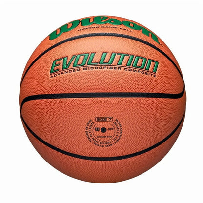 Wilson Evolution Baloncesto de Juego Interior - Negro, Talla 7 - 29,5"