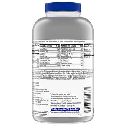 Centrum Silver Men 50+ Immune Support Multivitamin, 275 Tablets