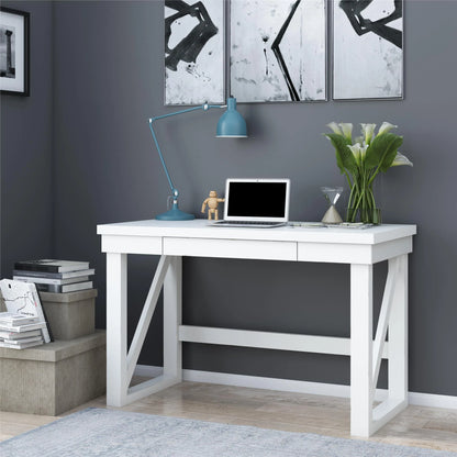 Crestwood Computer Desk, White