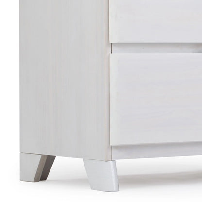 Plank+Beam Solid Wood Farmhouse 6 Drawer Dresser, Barnwood Brown