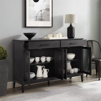 Crosley Furniture Milo Sideboard Black