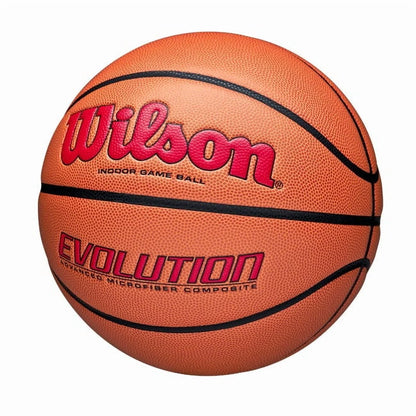 Wilson Evolution Baloncesto de Juego Interior - Negro, Talla 7 - 29,5"